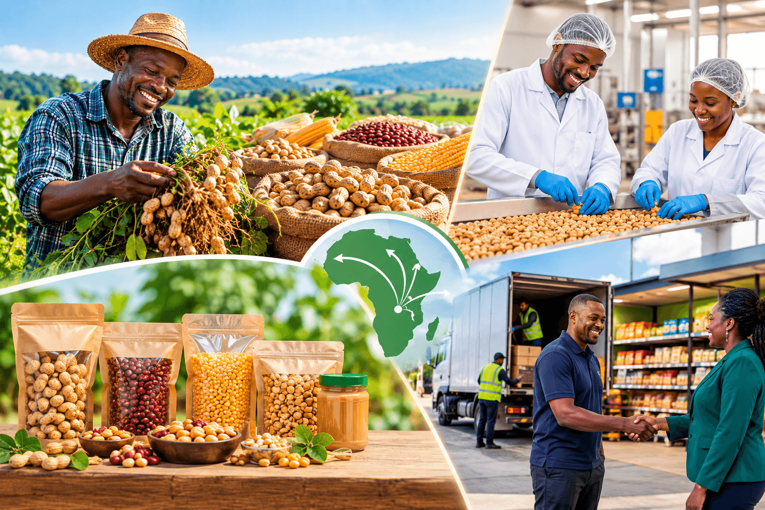 Fresh peanuts, where the NUBO Foods story began